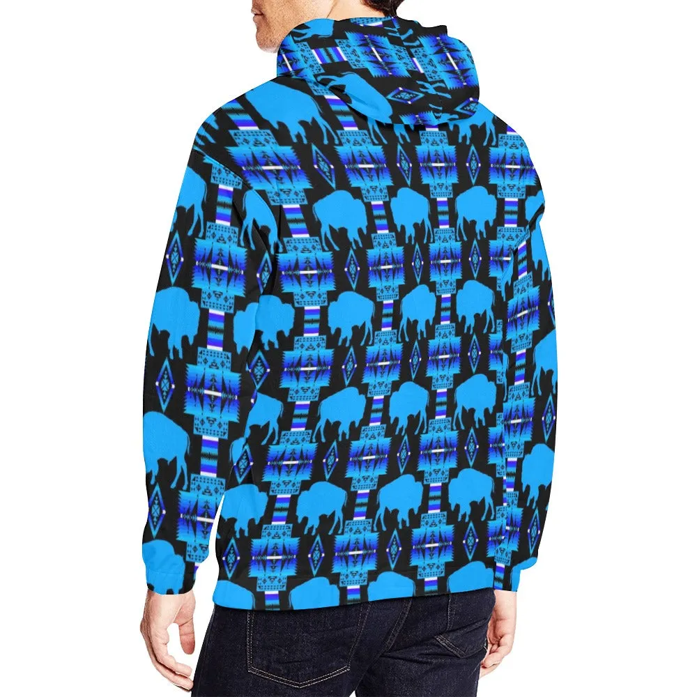 Midnight Lake Buffalo Hoodie for Men (USA Size)