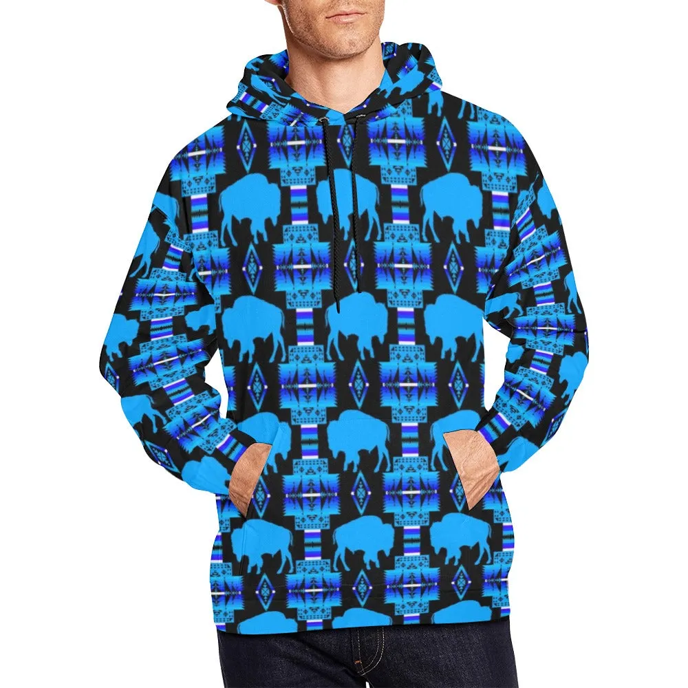 Midnight Lake Buffalo Hoodie for Men (USA Size)