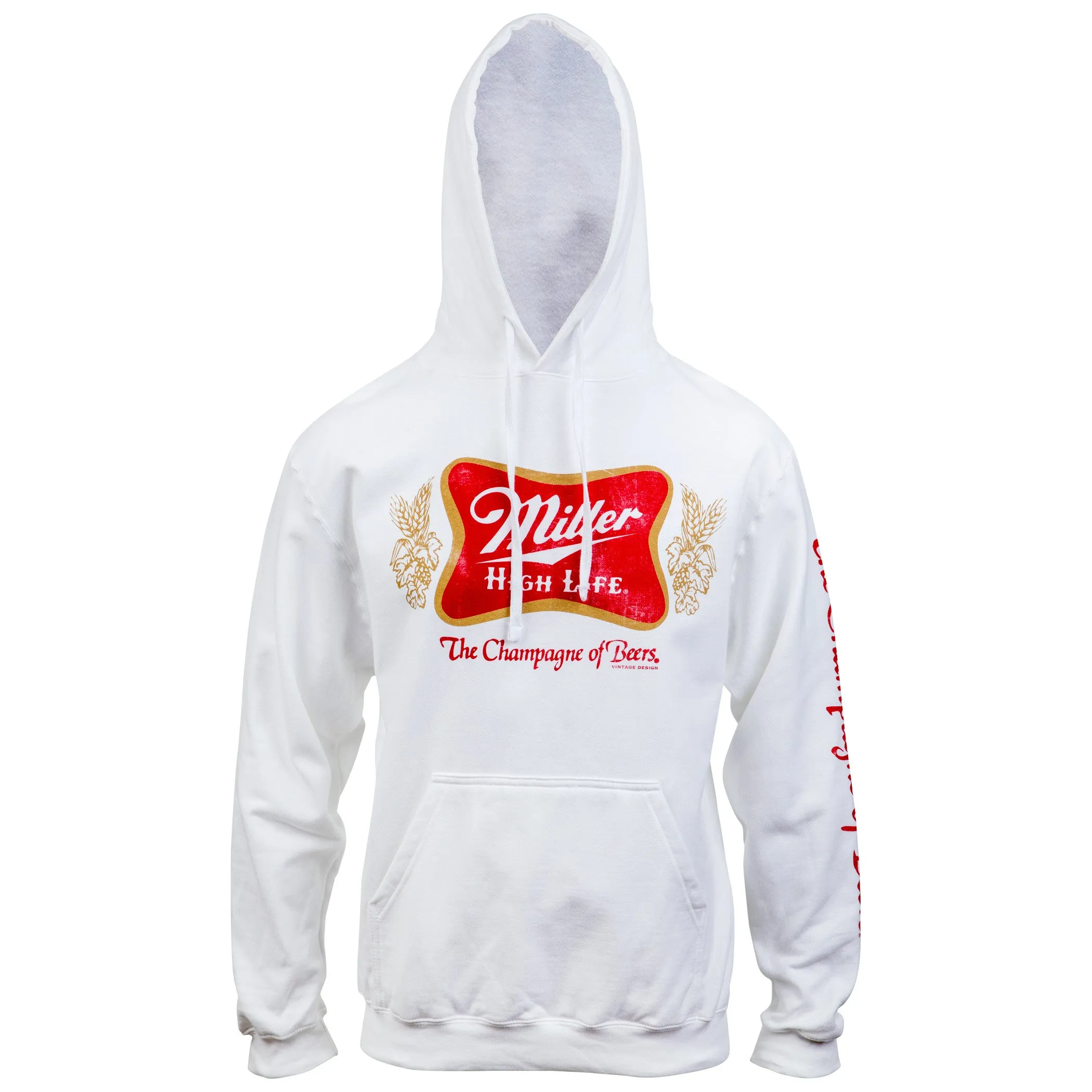 Miller High Life Logo Sleeve Print Hoodie