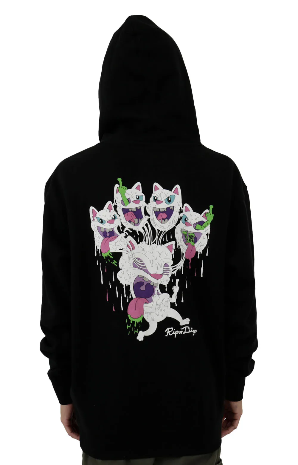 Mind Blown Slimy Boys Hoodie - Black