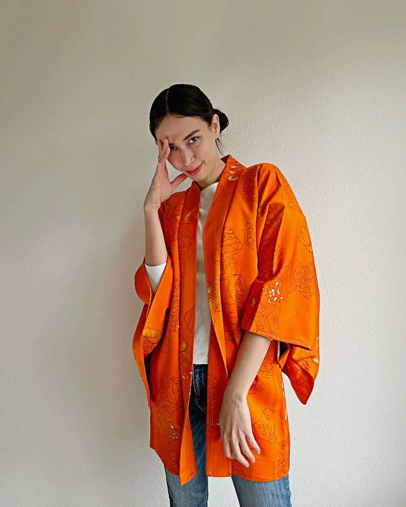 Mixed Maze Melody Haori Kimono Jacket