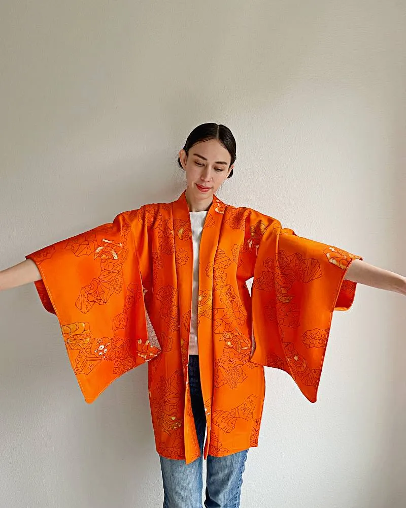 Mixed Maze Melody Haori Kimono Jacket