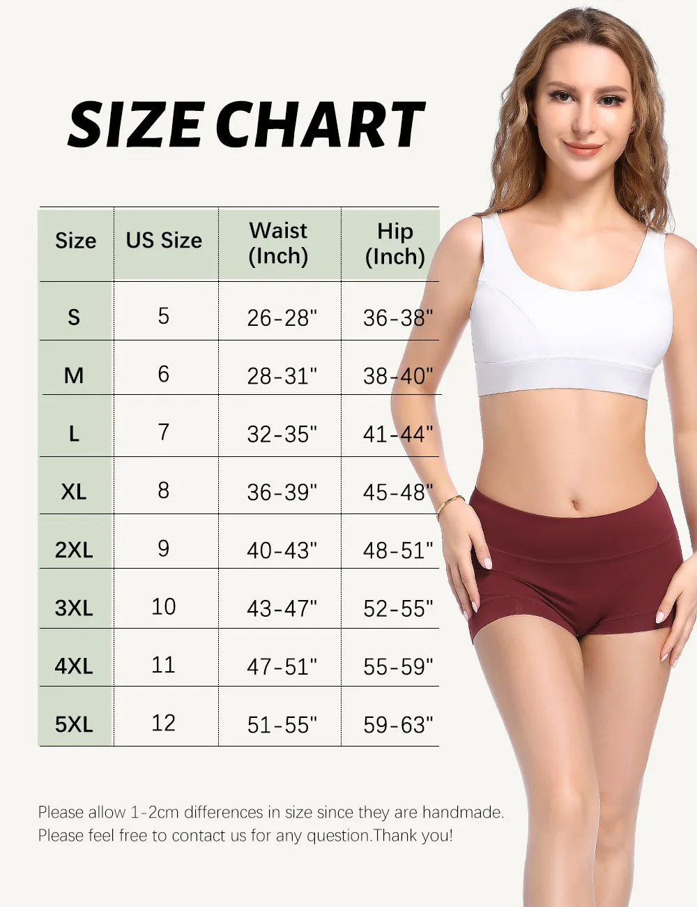 Molasus Womens Cotton Boyshorts Panties Ladies High Waisted Full Coverage Stretch Underwear Multipack(Regular&Plus Size)