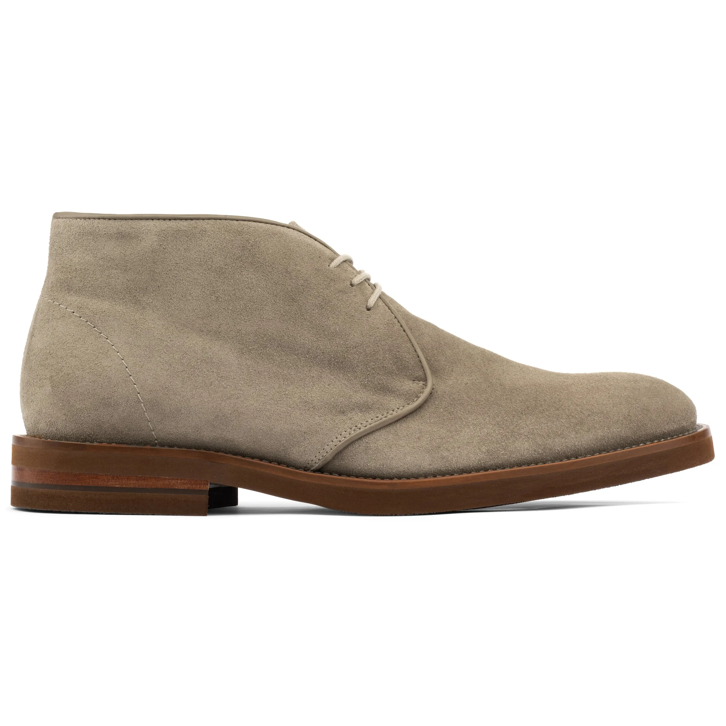 Monaco Taupe Suede Desert Boot