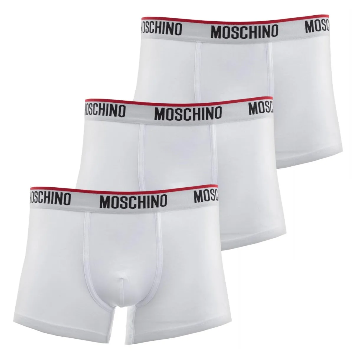 Moschino Underwear Tri Pack Boxers in White