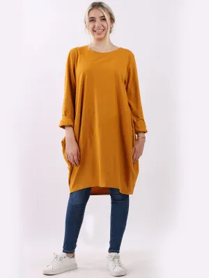 Mustard Betty Jersey Dress