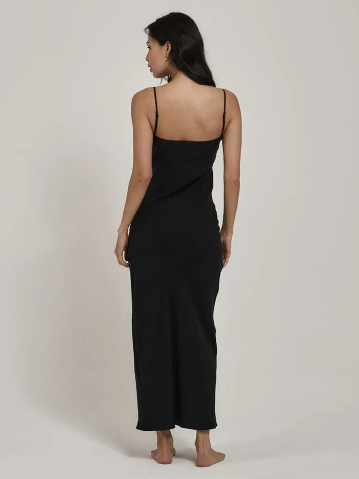 Naomi Slip Dress - Antique Black