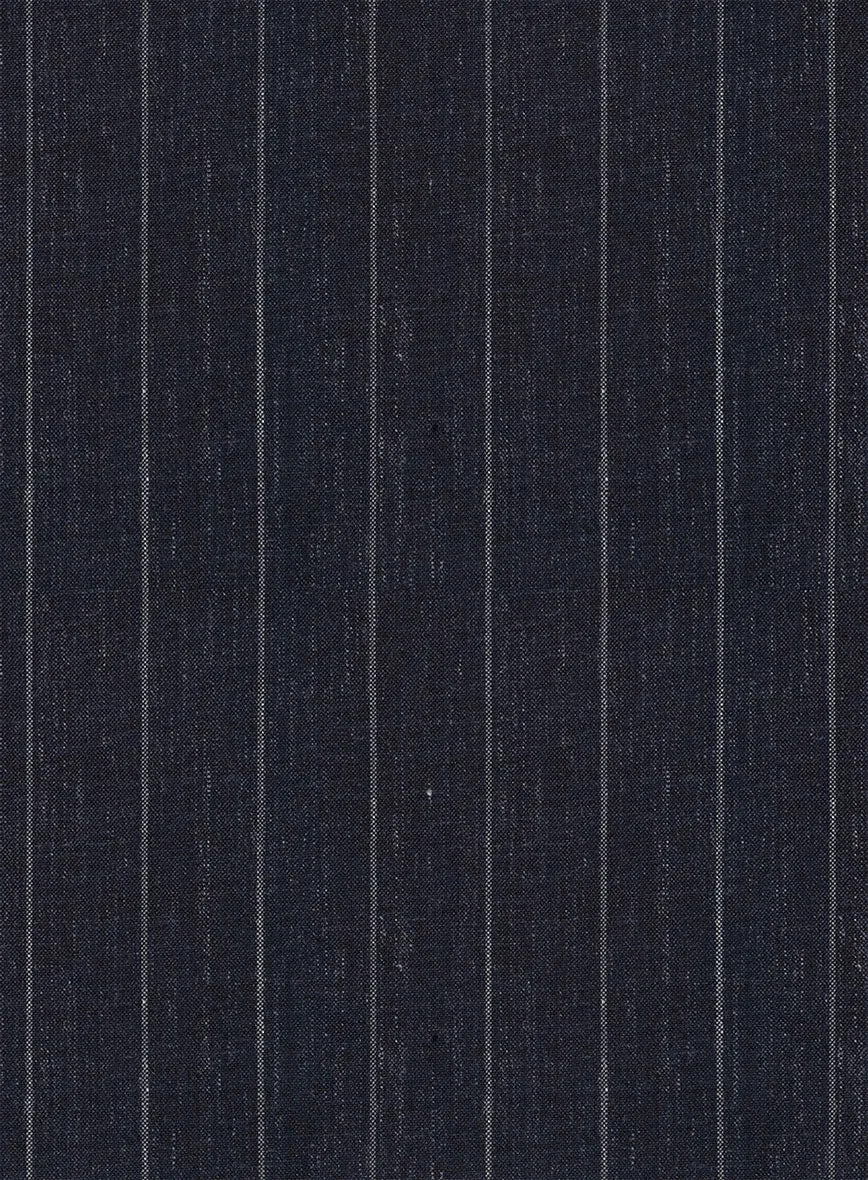 Napolean Genova Stripe Dark Blue Wool Pants