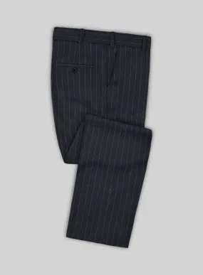 Napolean Genova Stripe Dark Blue Wool Pants