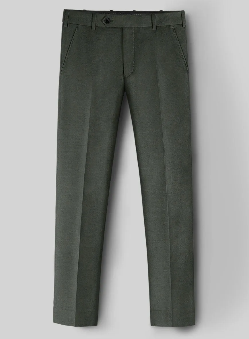 Napolean Military Green Wool Suit