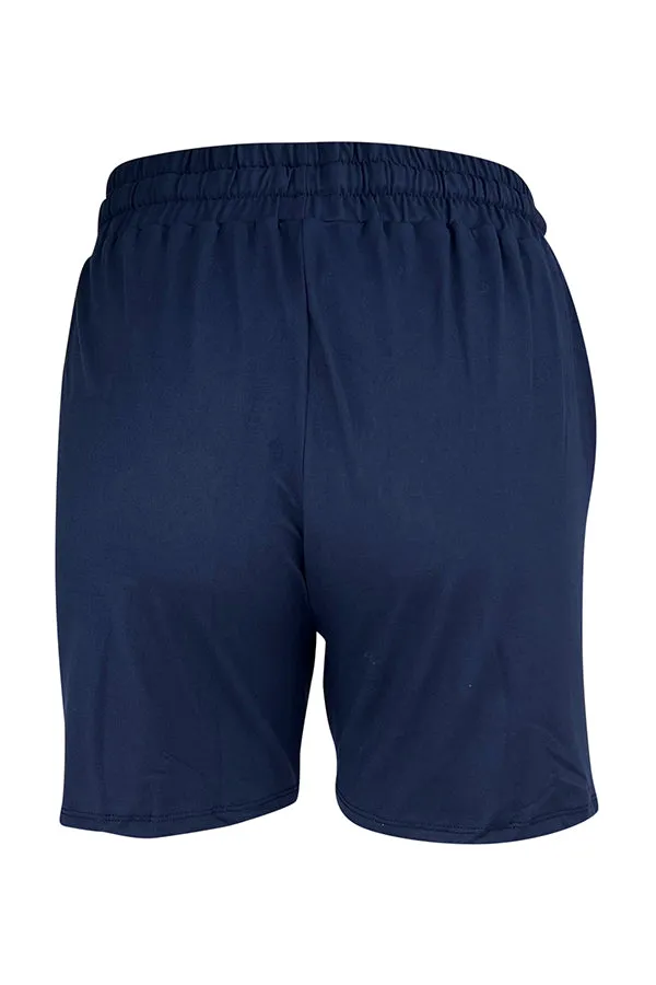 Navy Magic Jogger Shorts