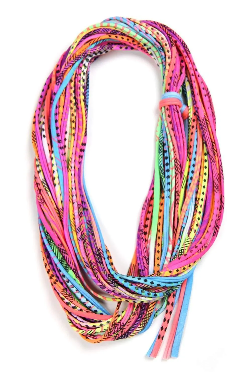 Necklush Infinity Scarf / Neon Rainbow / Unisex