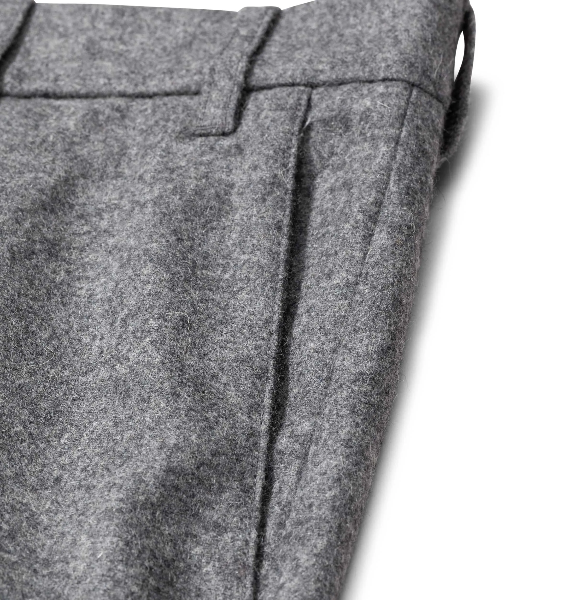 Norse Projects Aros Wool Trouser – Charcoal Melange