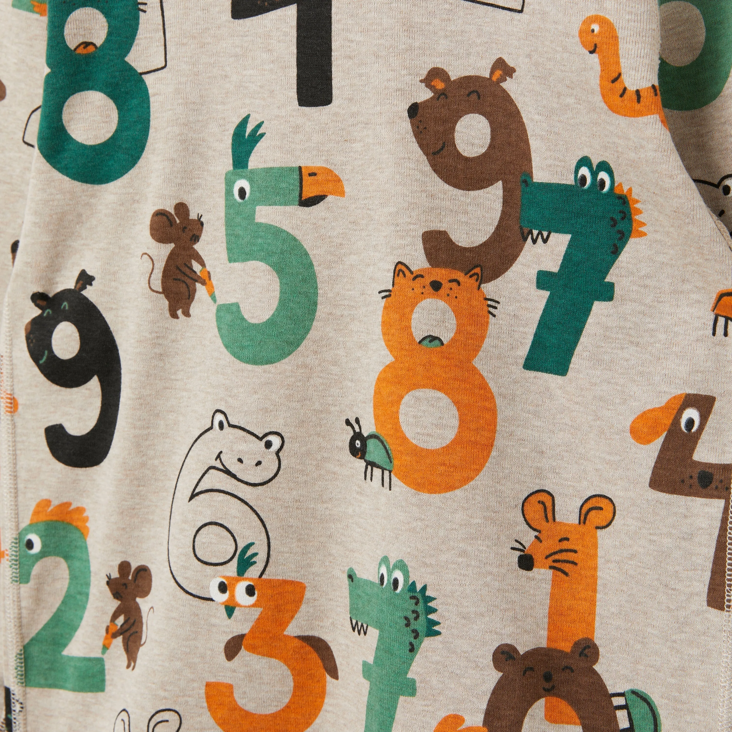 Number Print Kids Top