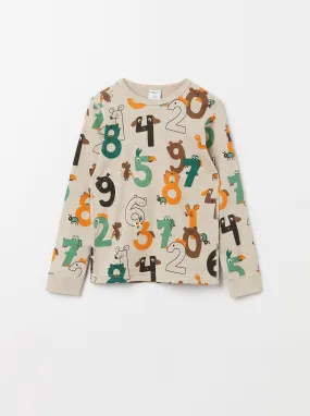 Number Print Kids Top