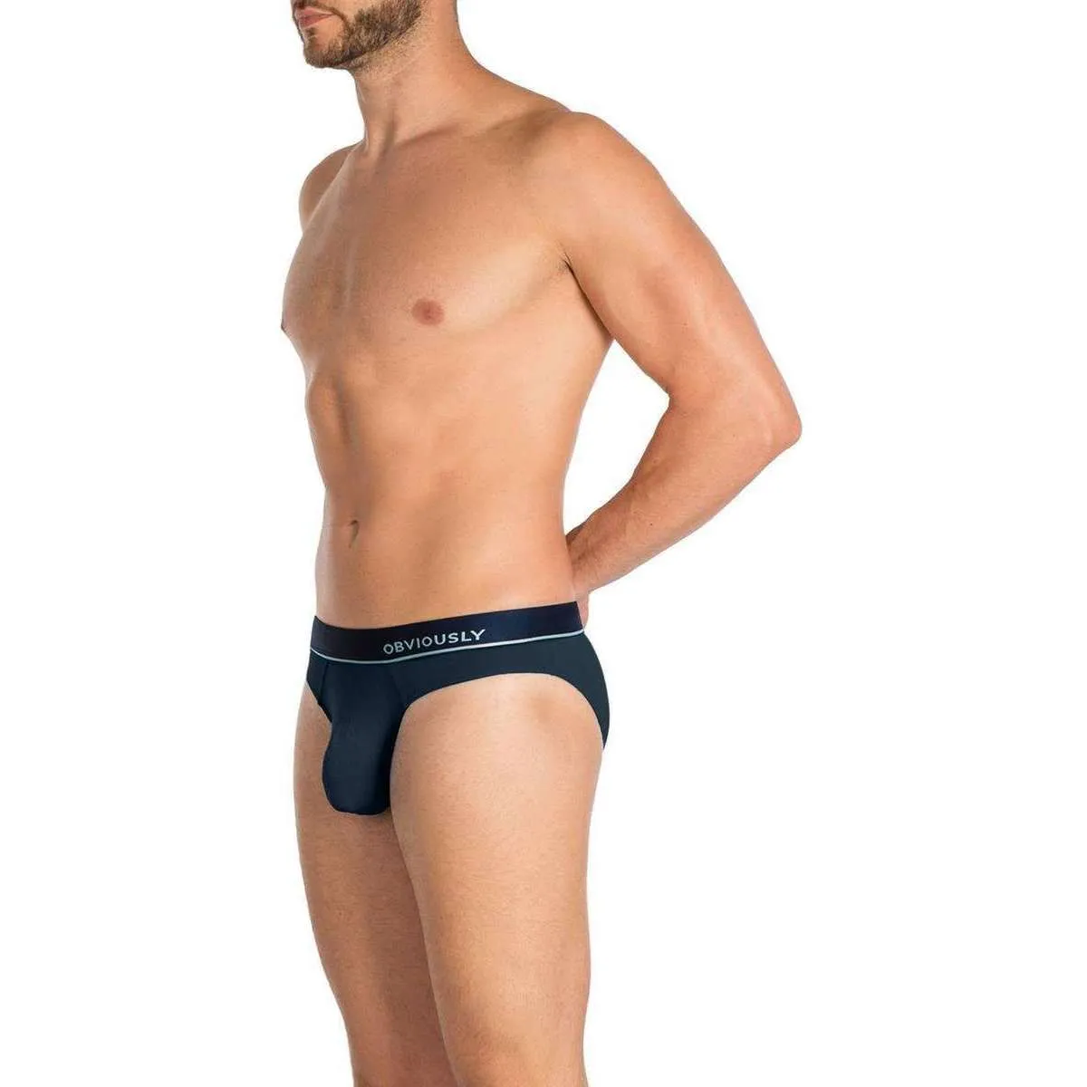 Obviously PrimeMan AnatoMAX Hipster Brief - Midnight Navy