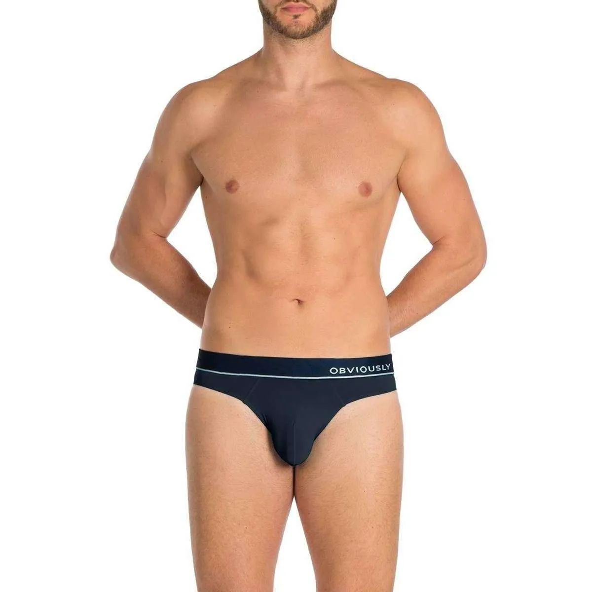 Obviously PrimeMan AnatoMAX Hipster Brief - Midnight Navy