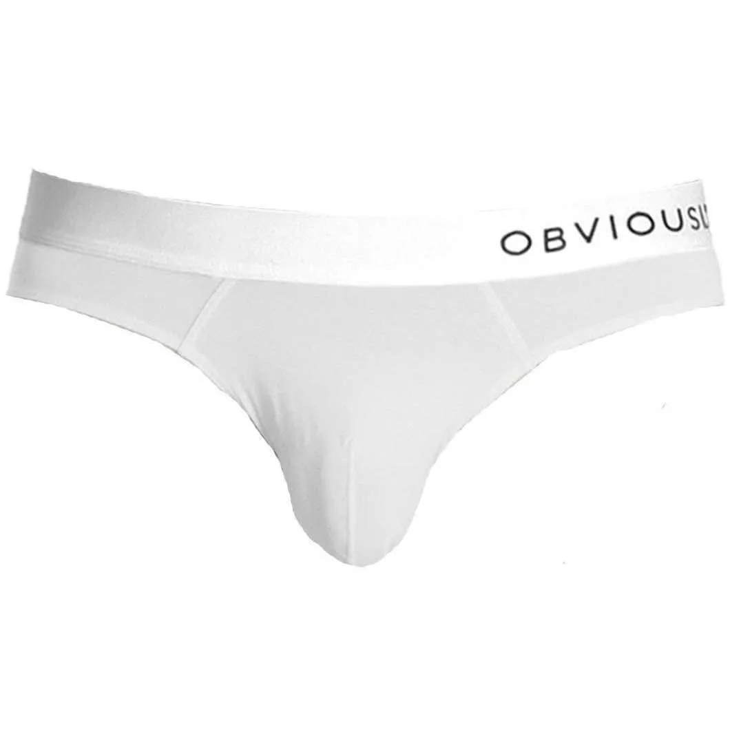 Obviously PrimeMan AnatoMAX Hipster Brief - White