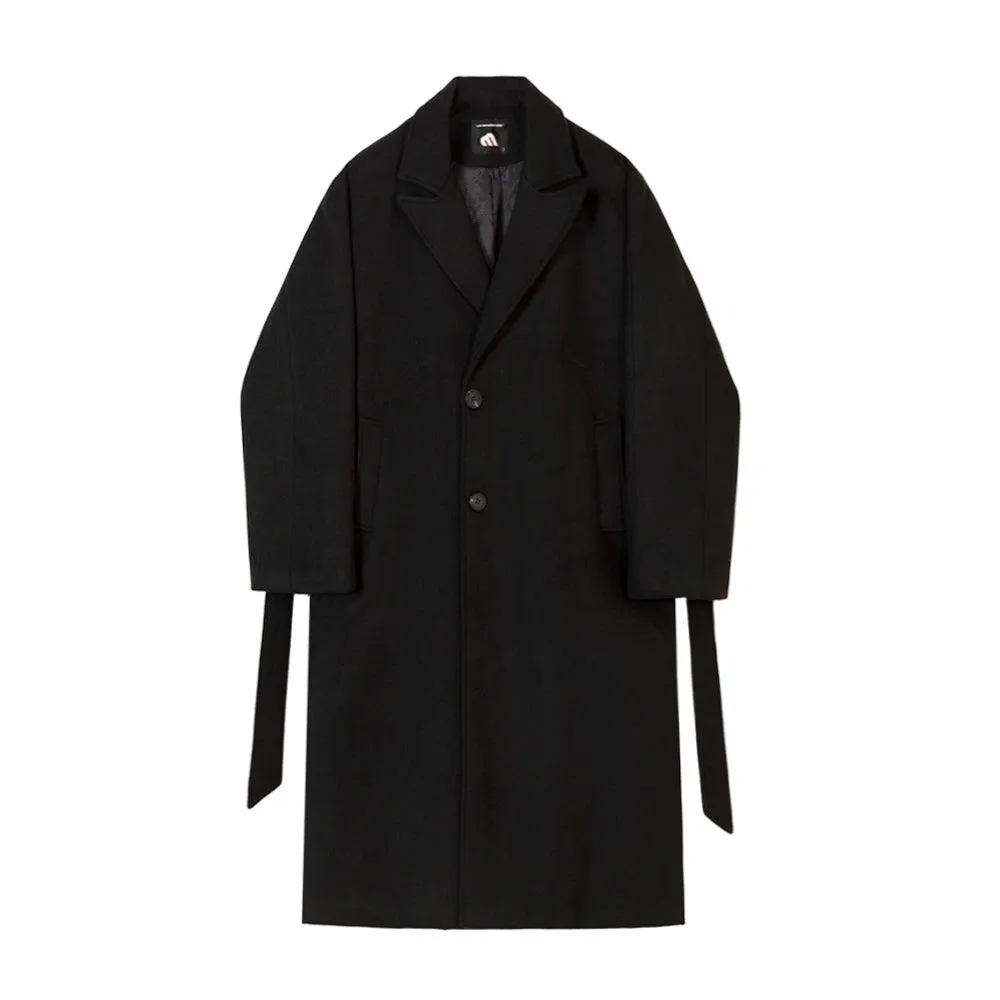 OH Dual Pocket Belted Overcoat