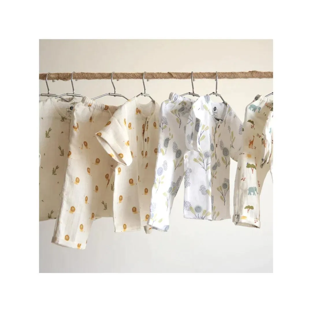 Organic Muslin Joggers Set | The Sparrow And Flower