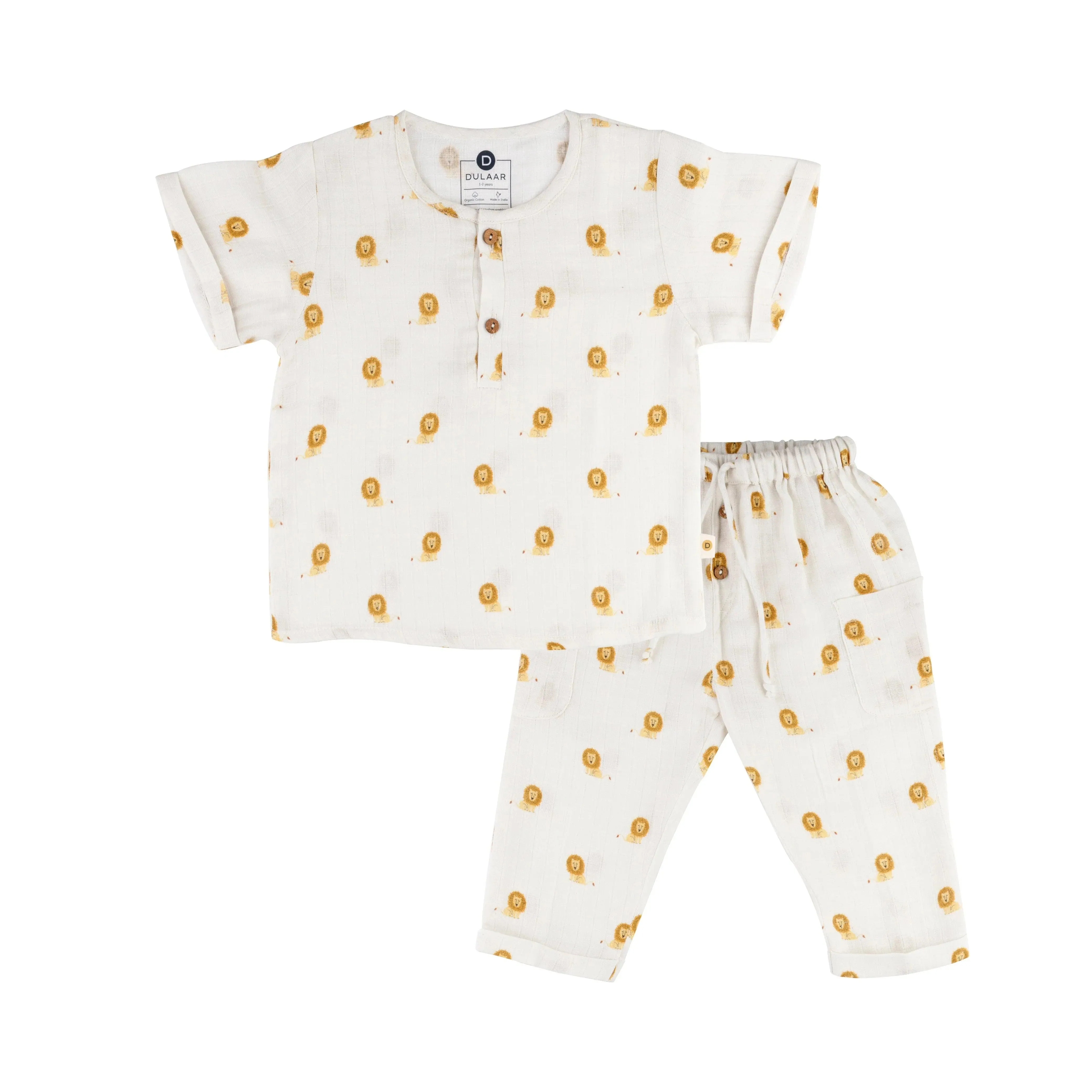 Organic Muslin Joggers Set | The Sparrow And Flower