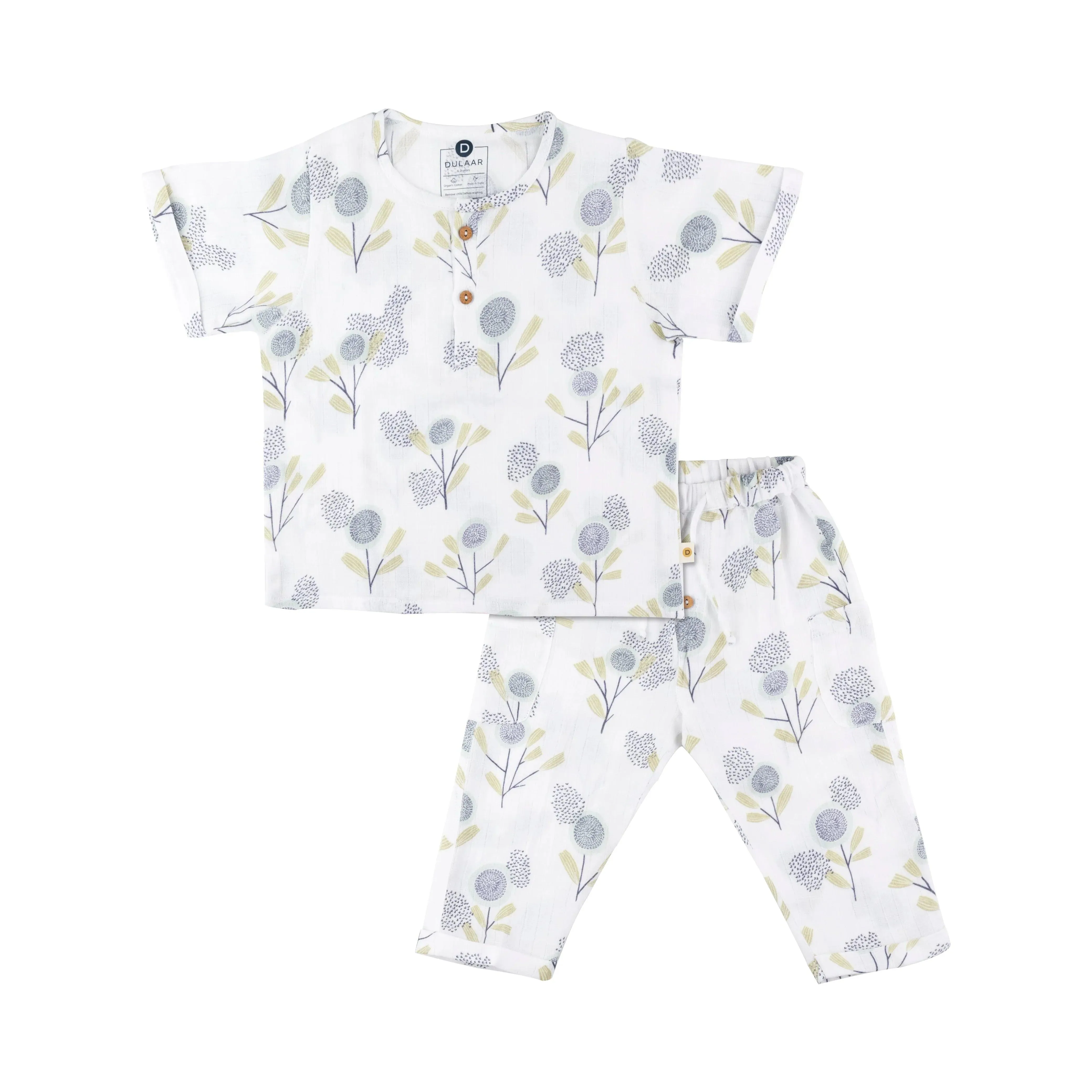 Organic Muslin Joggers Set | The Sparrow And Flower