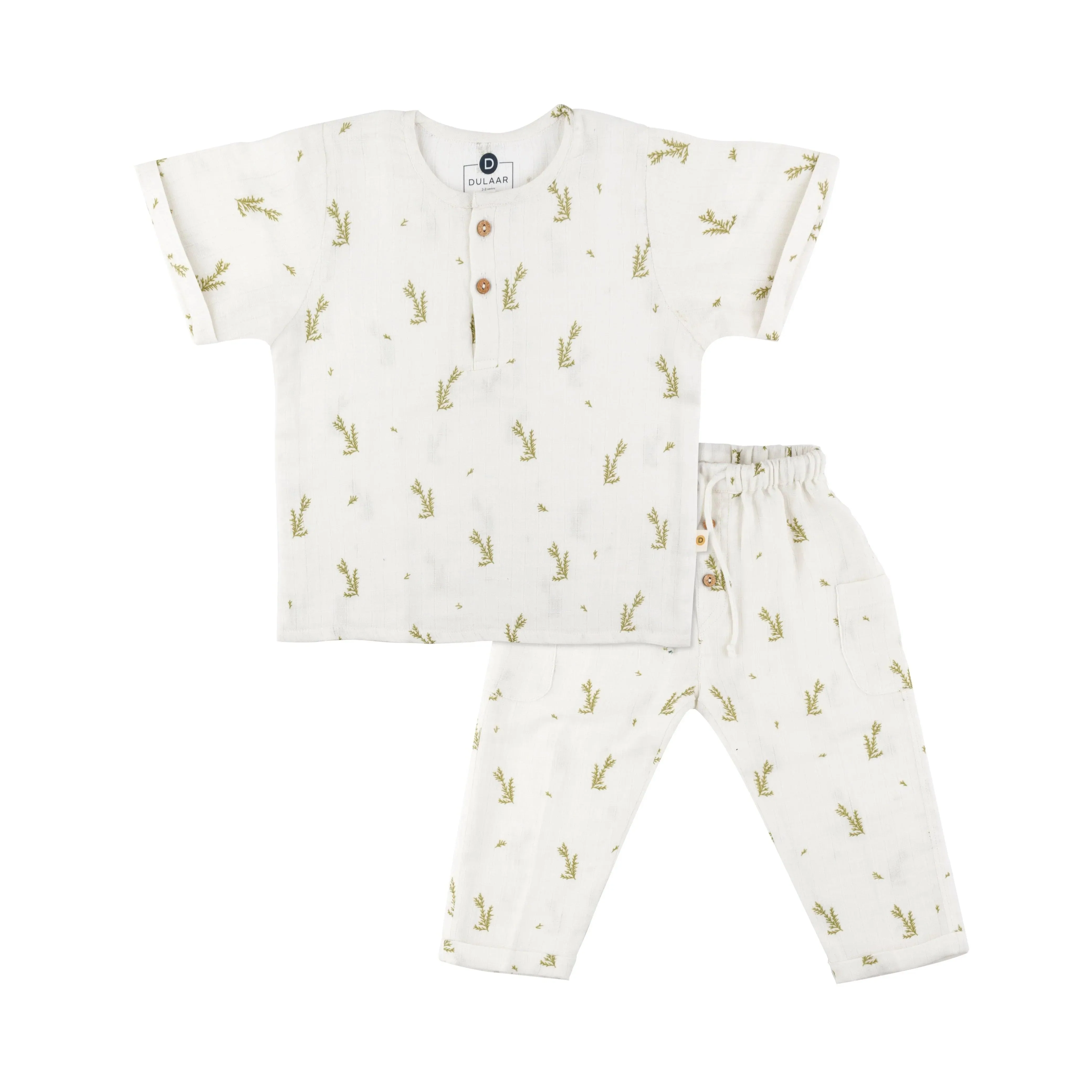 Organic Muslin Joggers Set | The Sparrow And Flower