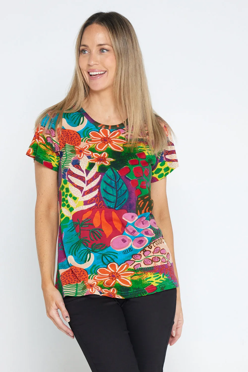 Orientique Crew Neck T-Shirt - Fun Print