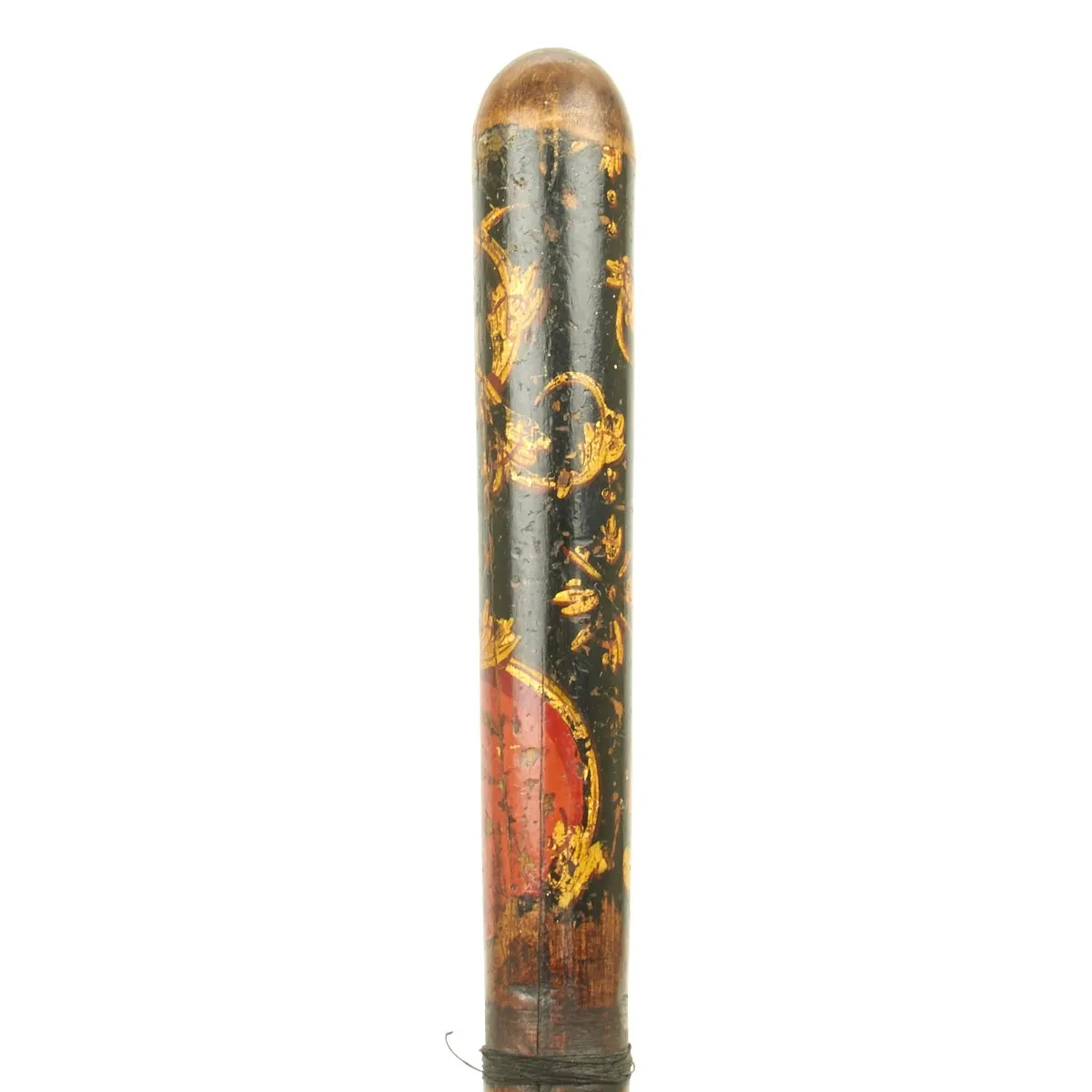 Original British Victorian Painted Bobby Police Truncheon c.1870 by Parker Field & Sons