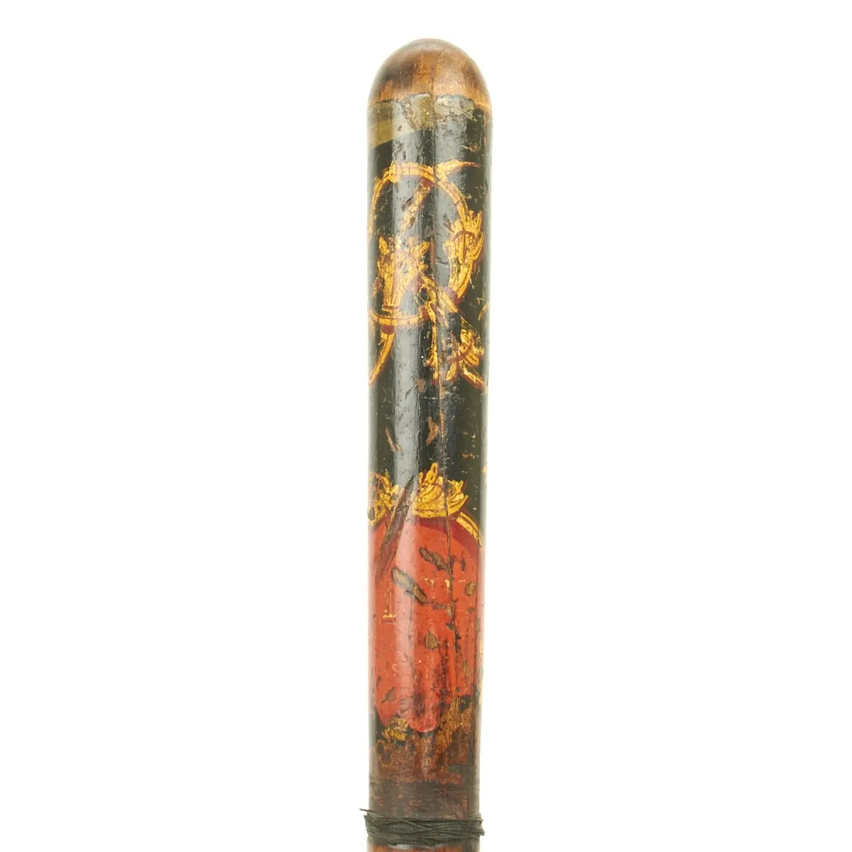 Original British Victorian Painted Bobby Police Truncheon c.1870 by Parker Field & Sons