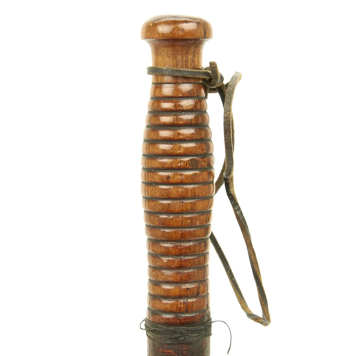 Original British Victorian Painted Bobby Police Truncheon c.1870 by Parker Field & Sons