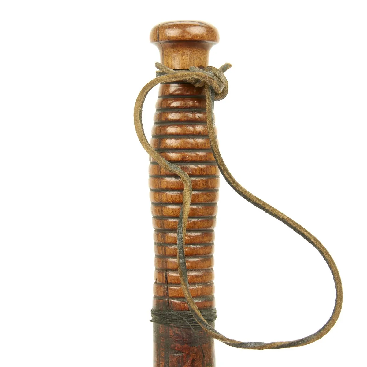 Original British Victorian Painted Bobby Police Truncheon c.1870 by Parker Field & Sons