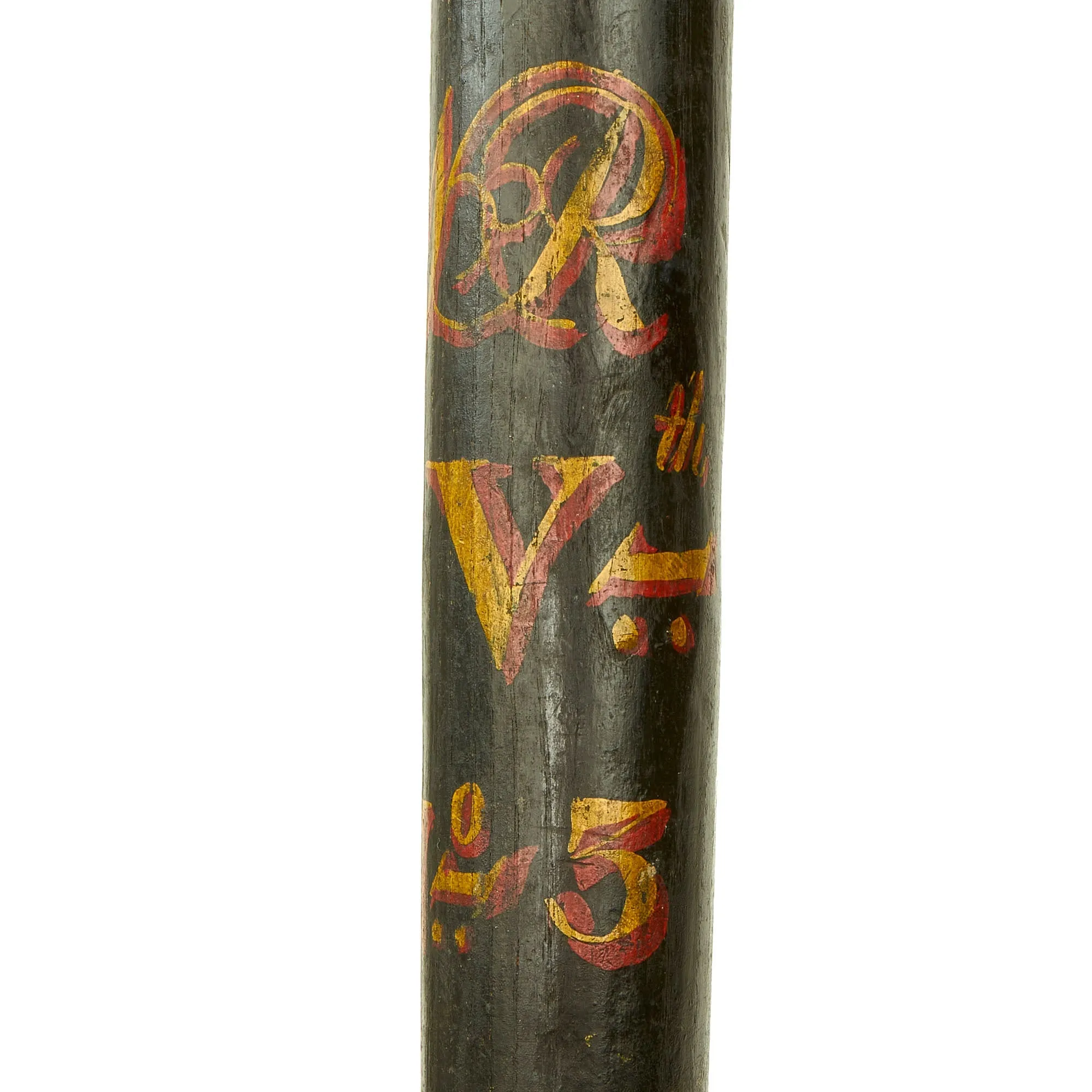 Original British Victorian Painted Bobby Police Truncheon c.1870