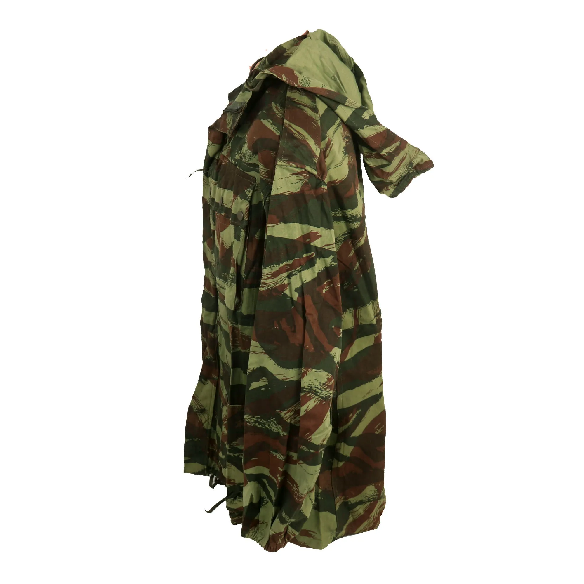 Original French First Indochina War Era TAP 47/56 Lizard Camouflage Parachute Smock - Rare Unissued Condition, Not Israeli Marked