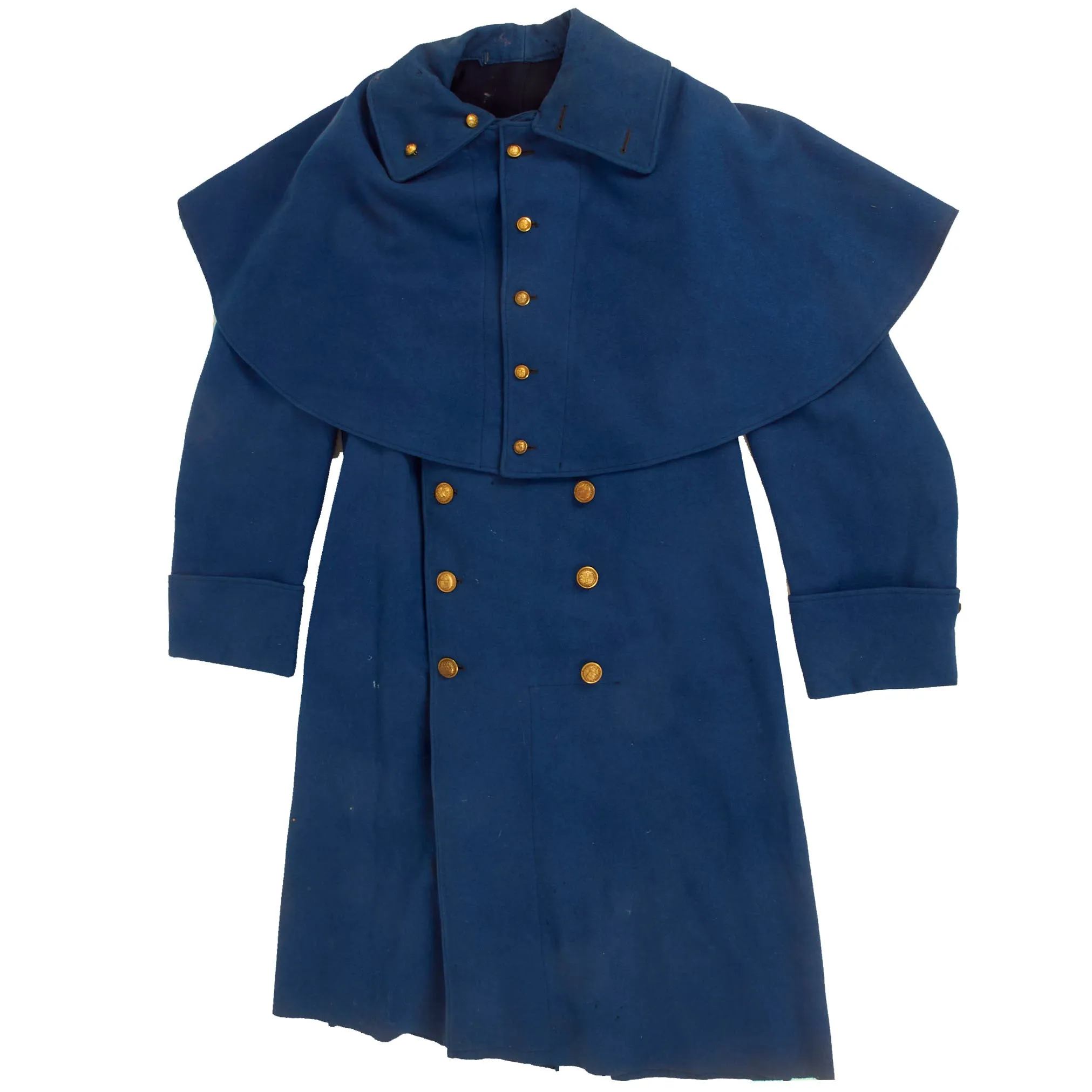 Original U.S. Indian Wars State of New York Officers’ “Saxony Blue” Model 1851 Greatcoat