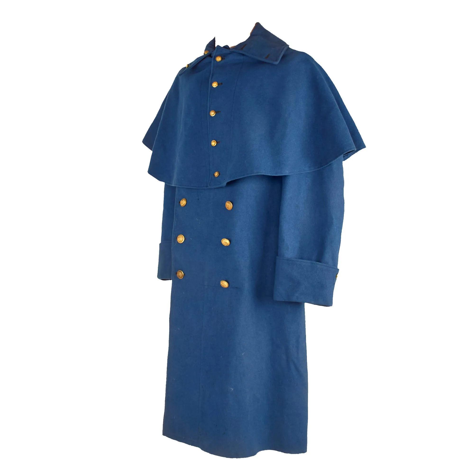 Original U.S. Indian Wars State of New York Officers’ “Saxony Blue” Model 1851 Greatcoat