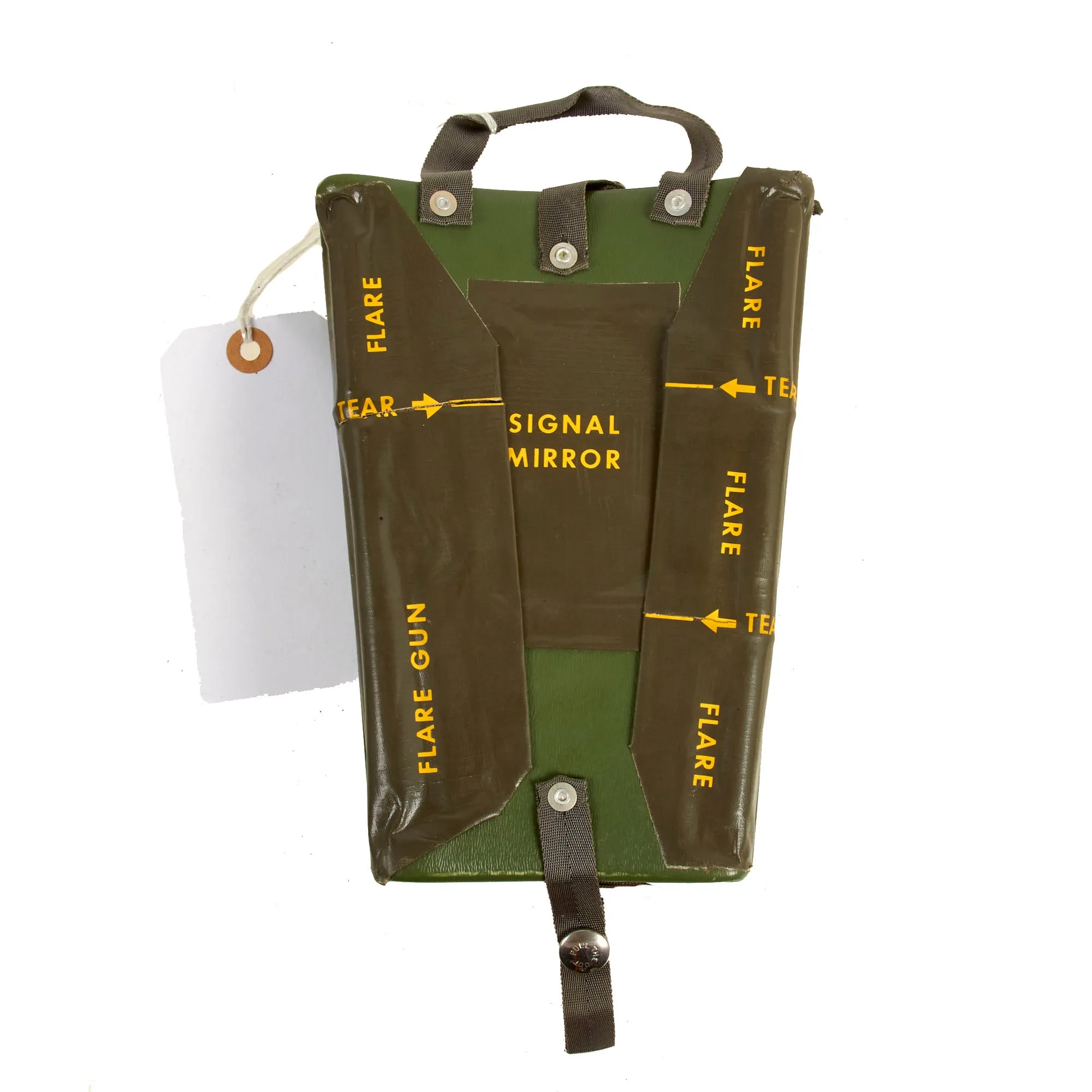 Original U.S. Vietnam War Rare 1 of Only 100 Issued Experimental “Holster Survival Kit, Individual” Issued To Sgt Maj George Beitzel, MACV-SOG - Complete, Sealed