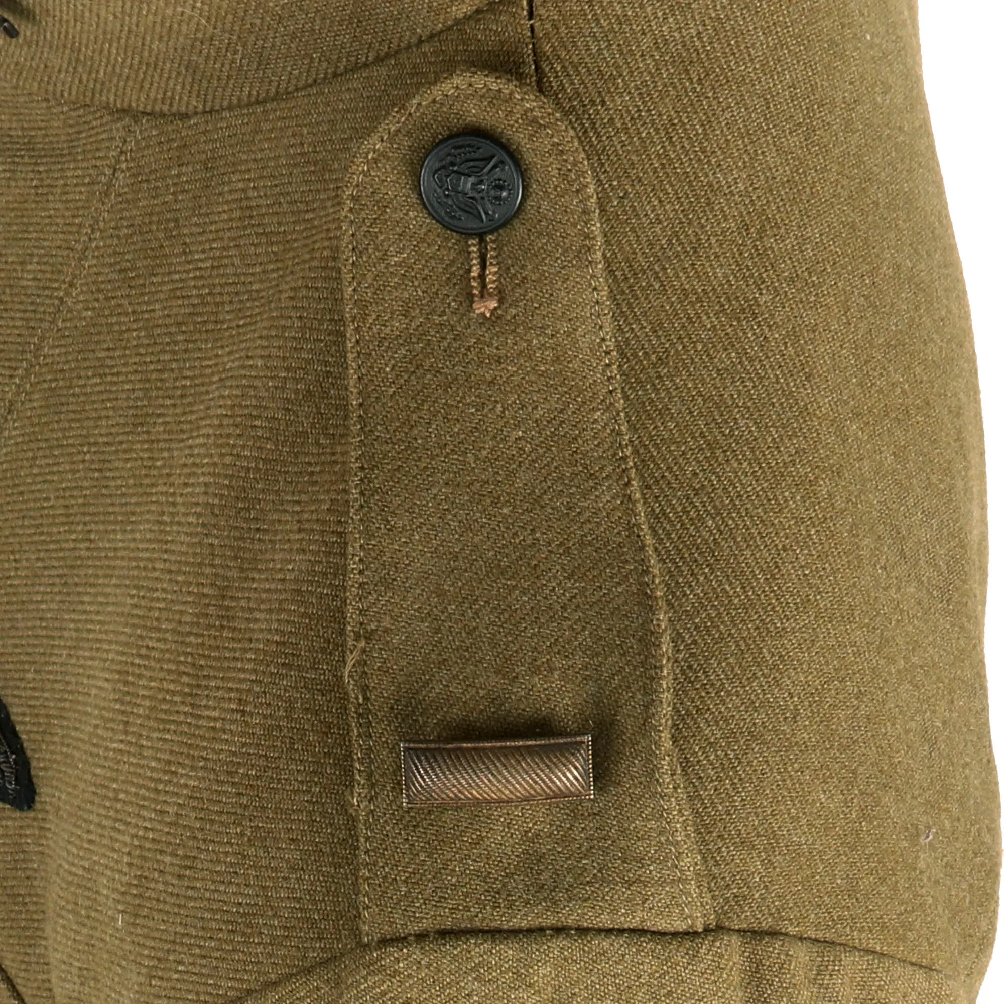 Original U.S. WWI Named 182nd Aero Squadron, 1st Army Air Service, Aviation Section, U.S. Signal Corps Pilot Uniform Grouping With Fur Lined Leather Flight Jacket - 2nd Lt. Enoch Fulton