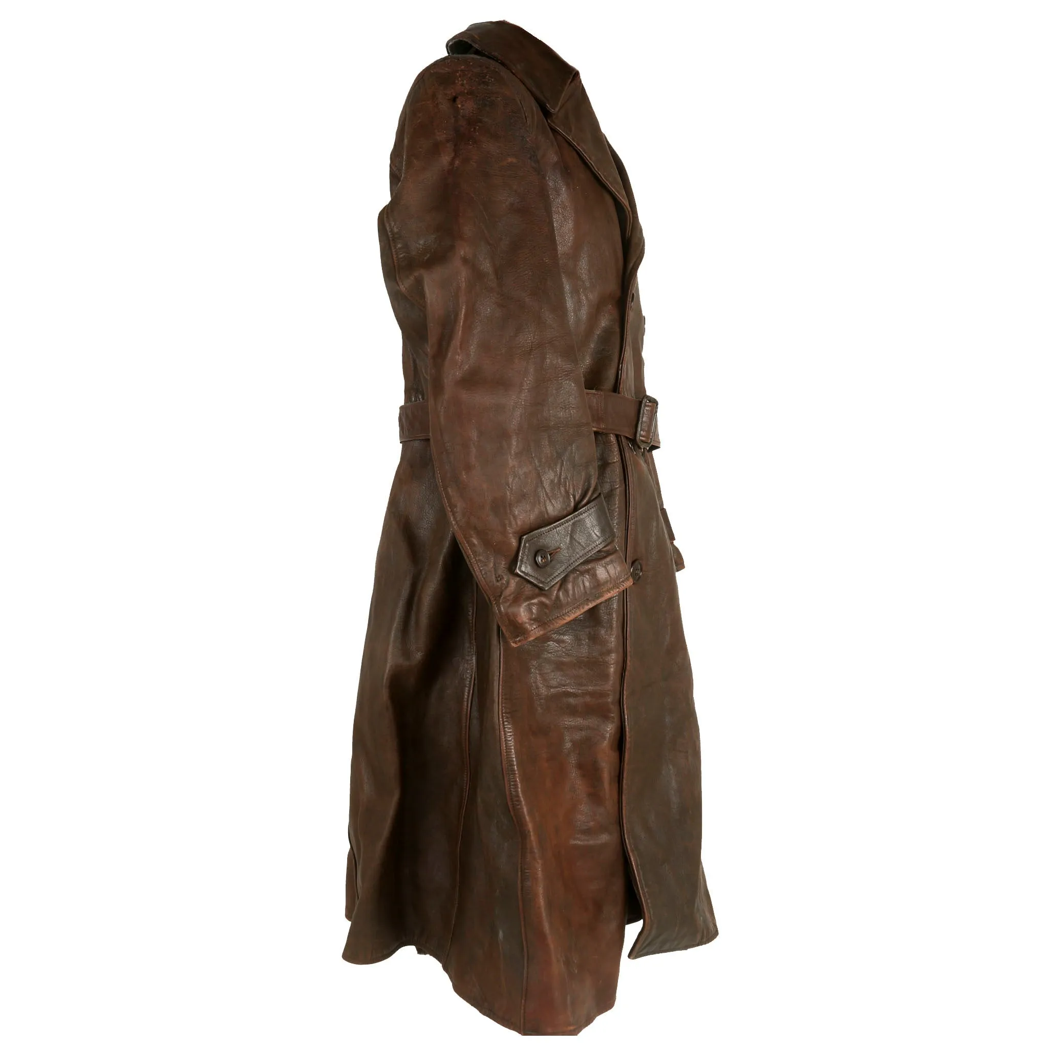 Original U.S. WWI Named 182nd Aero Squadron, 1st Army Air Service, Aviation Section, U.S. Signal Corps Pilot Uniform Grouping With Fur Lined Leather Flight Jacket - 2nd Lt. Enoch Fulton