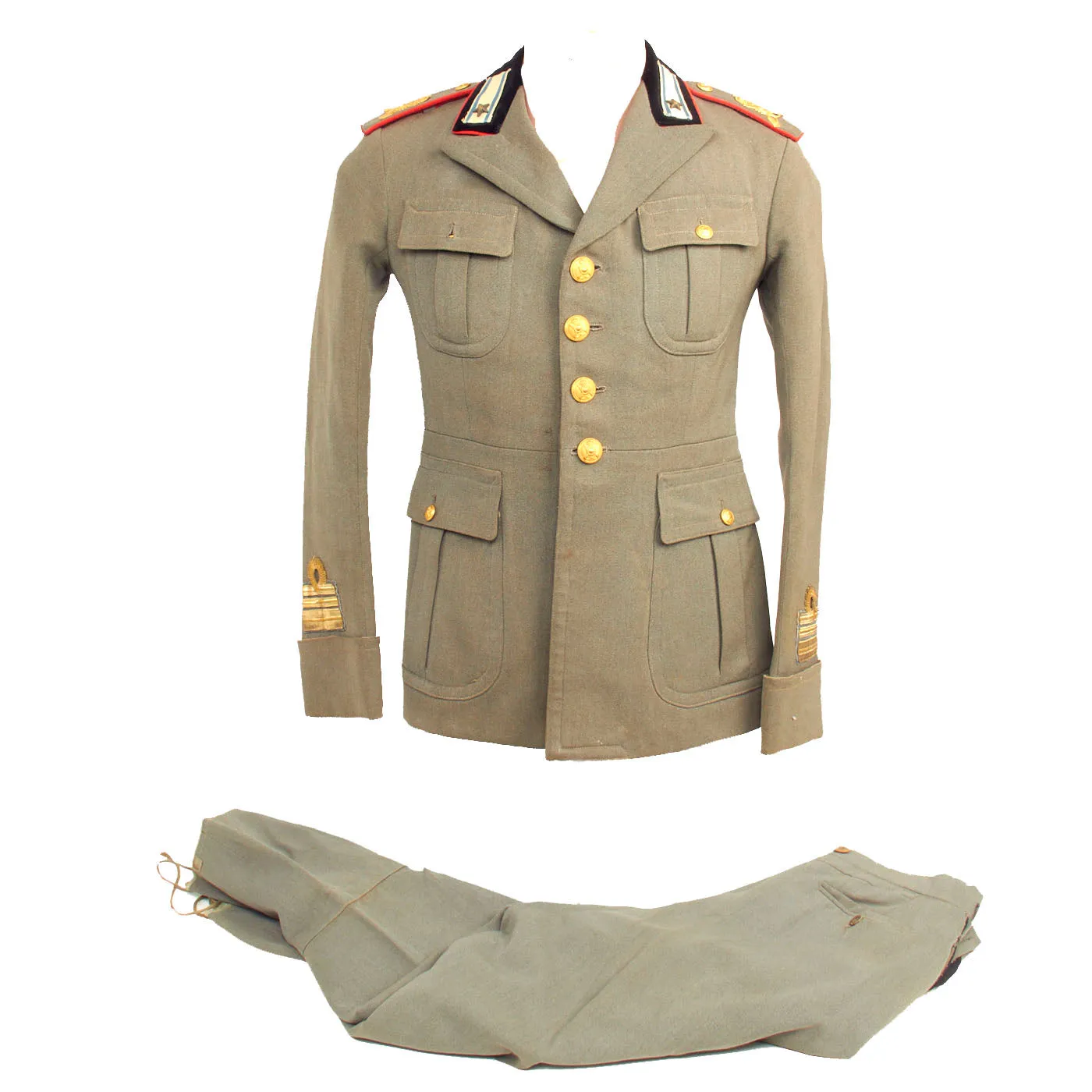 Original WWII Italian Army 36th Infantry Division “Forli” Infantry Lieutenant-Colonel’s Service Uniform