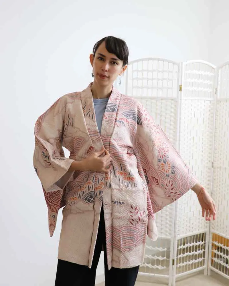 Over the rainbow Shibori Kimono Jacket