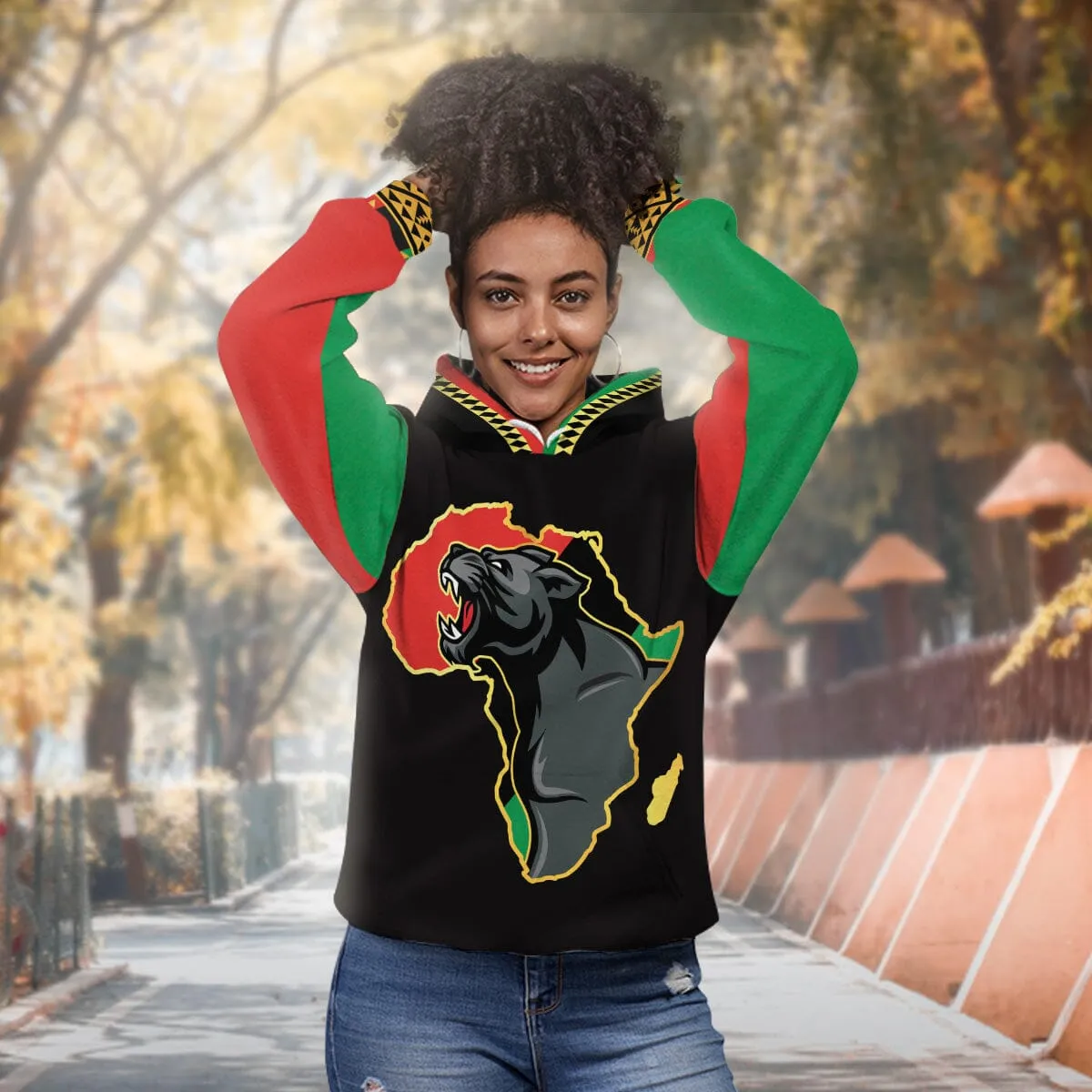 Panther Africa All-over Hoodie