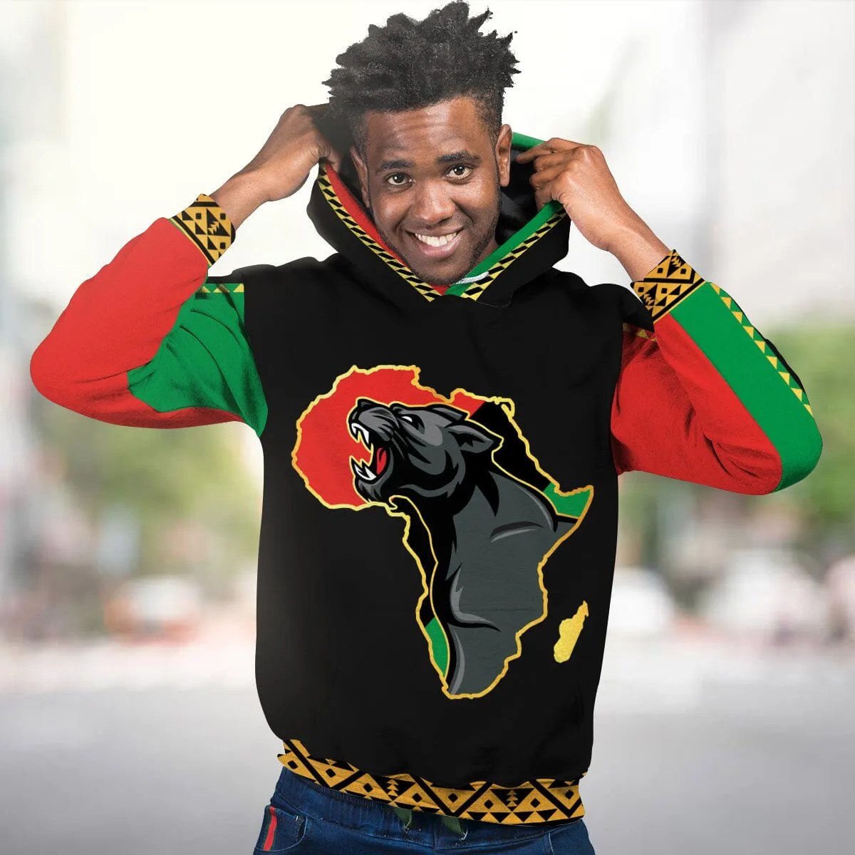 Panther Africa All-over Hoodie