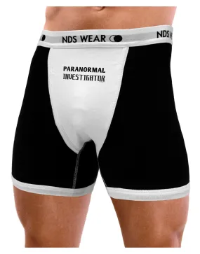 Paranormal Investigator Mens Boxer Brief Underwear