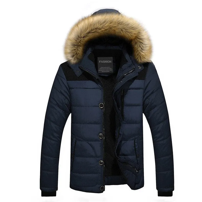 Parkas Men Jacket  Warm Coat Man