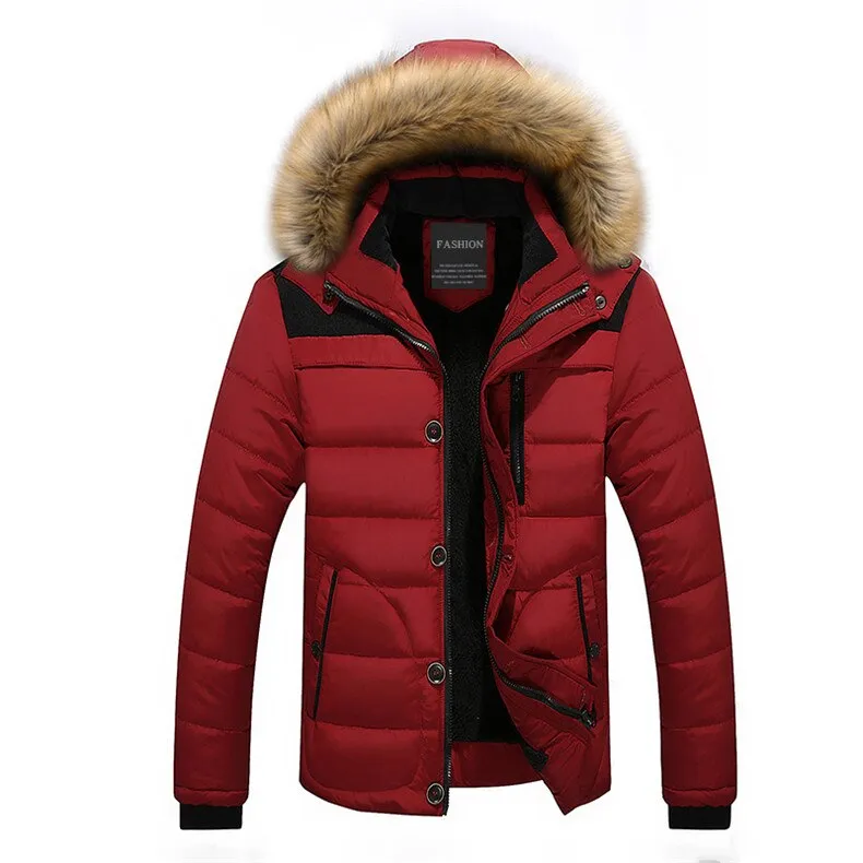 Parkas Men Jacket  Warm Coat Man