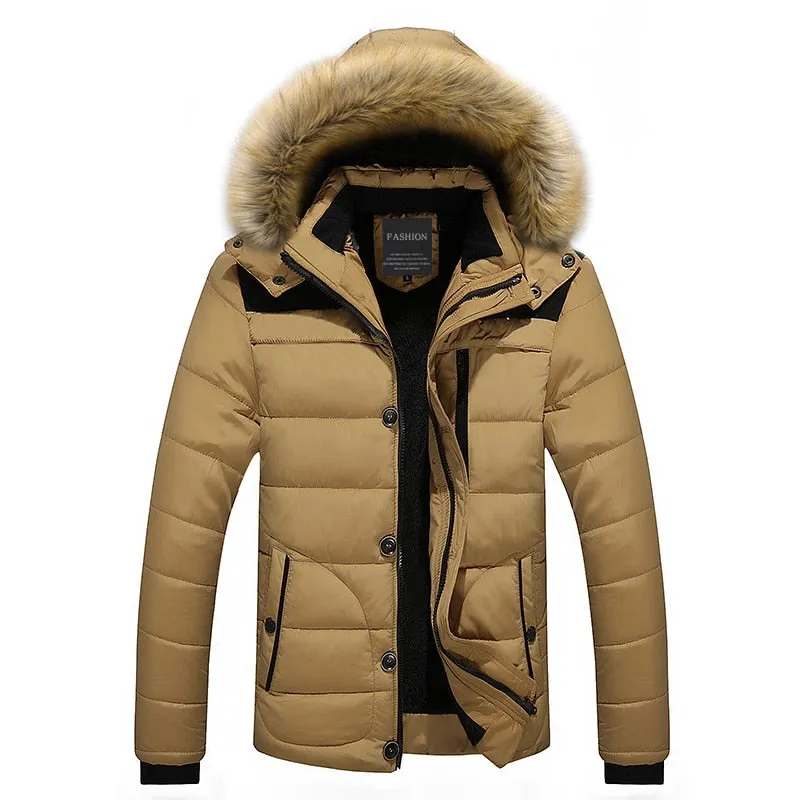 Parkas Men Jacket  Warm Coat Man