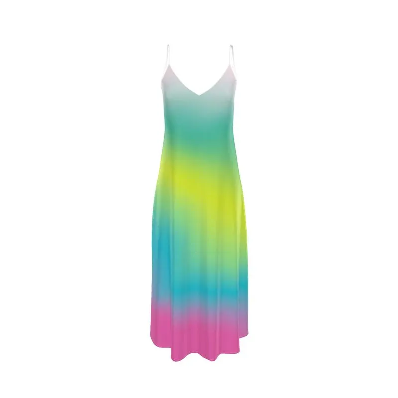 Pastel Ombre Slip Dress