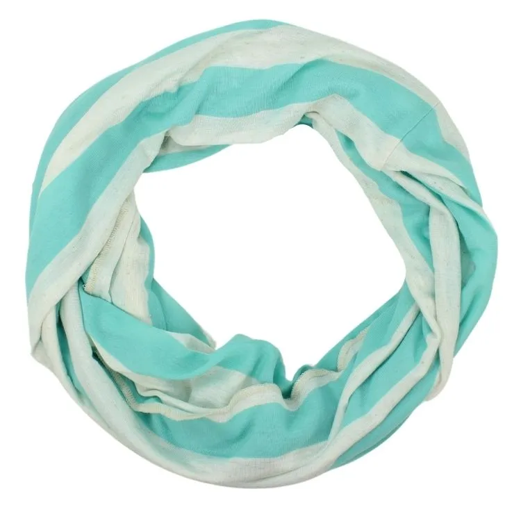 Patterned Jersey Infinity Scarf