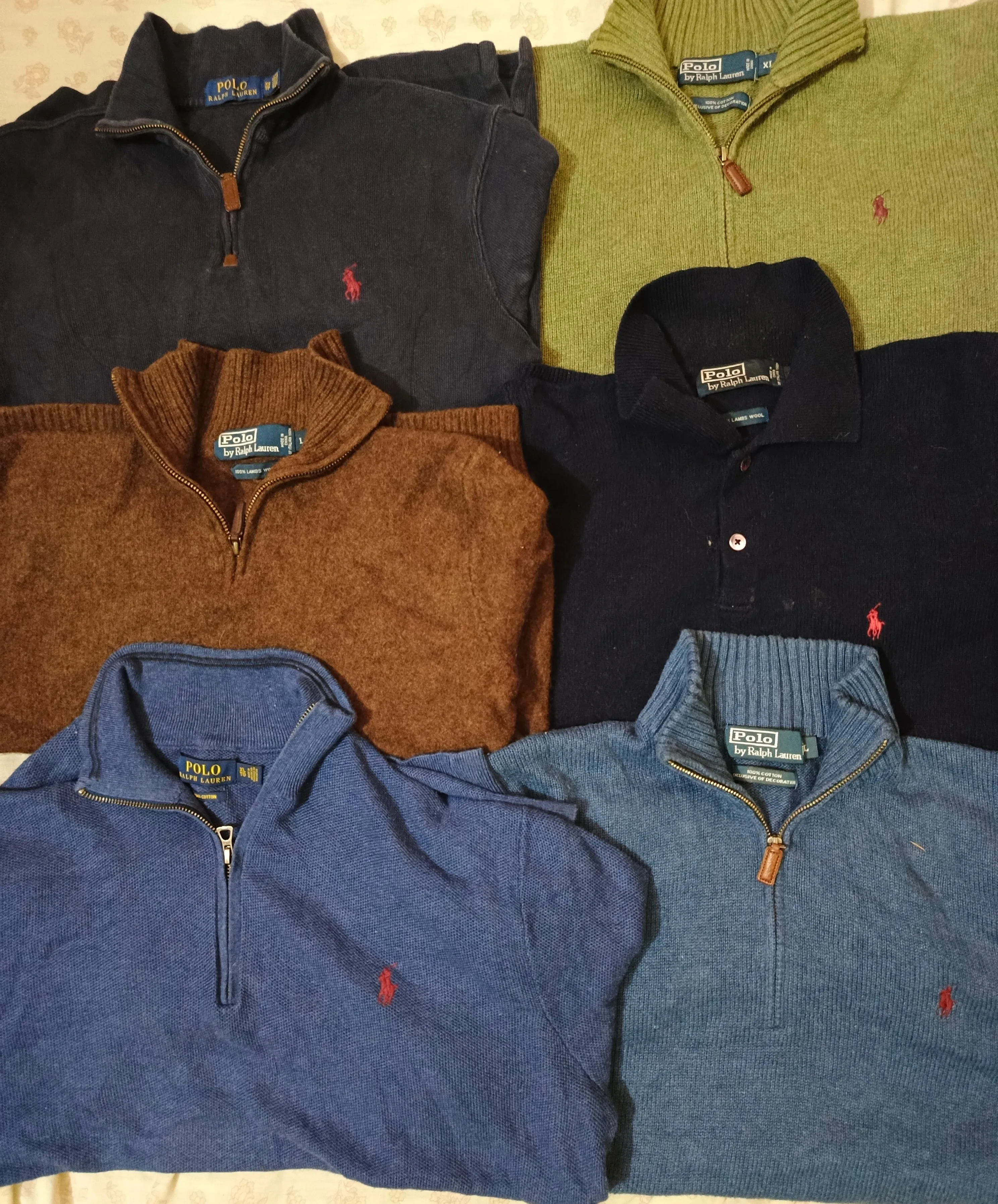 Polo ralph lauren 1/4 sweaters